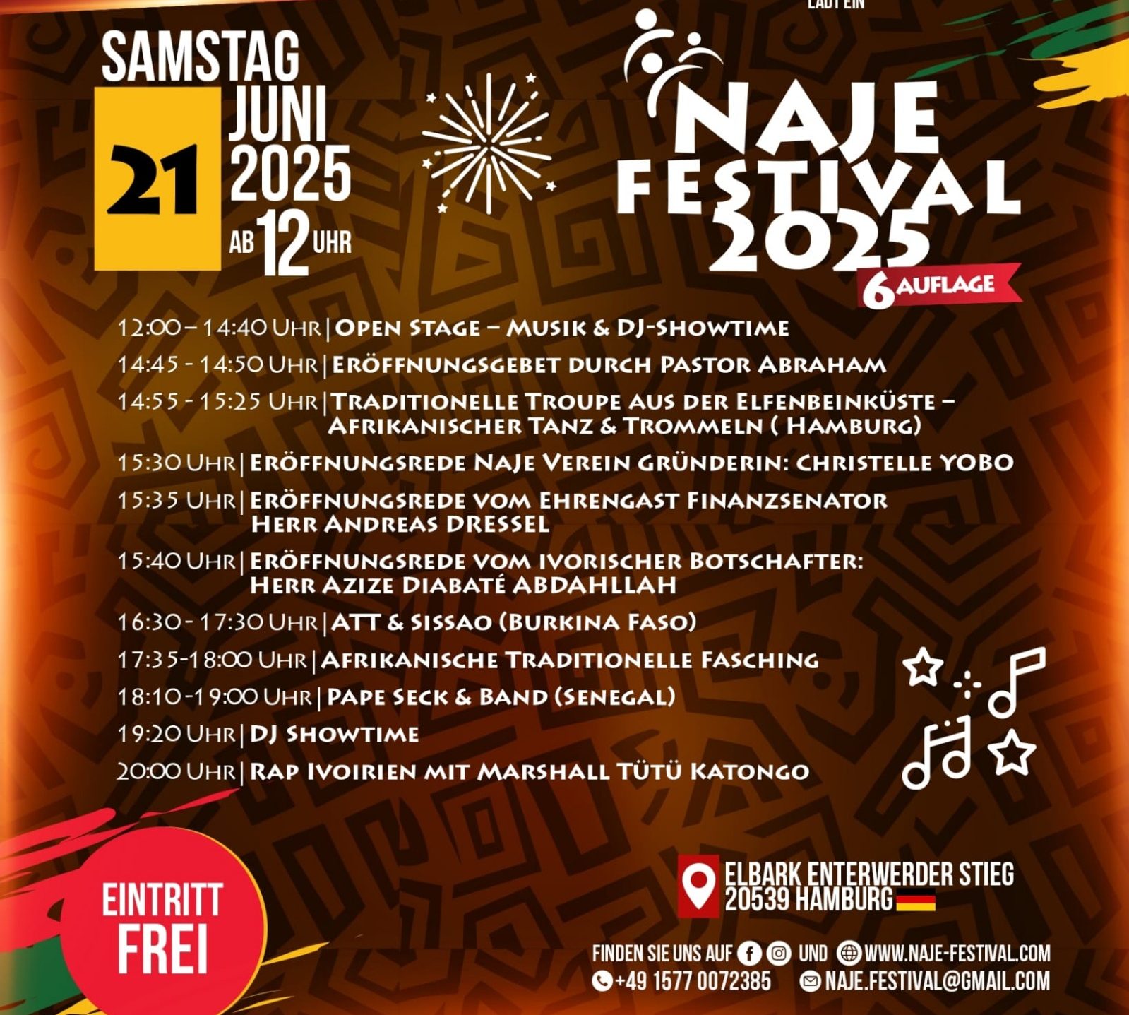NaJe 2025 Lineup